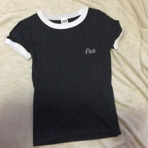 Vs PINK ringer tee